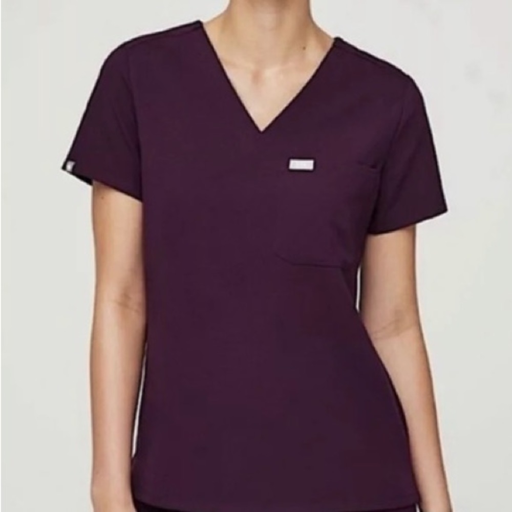 FIGS Catarina Top Deep Purple